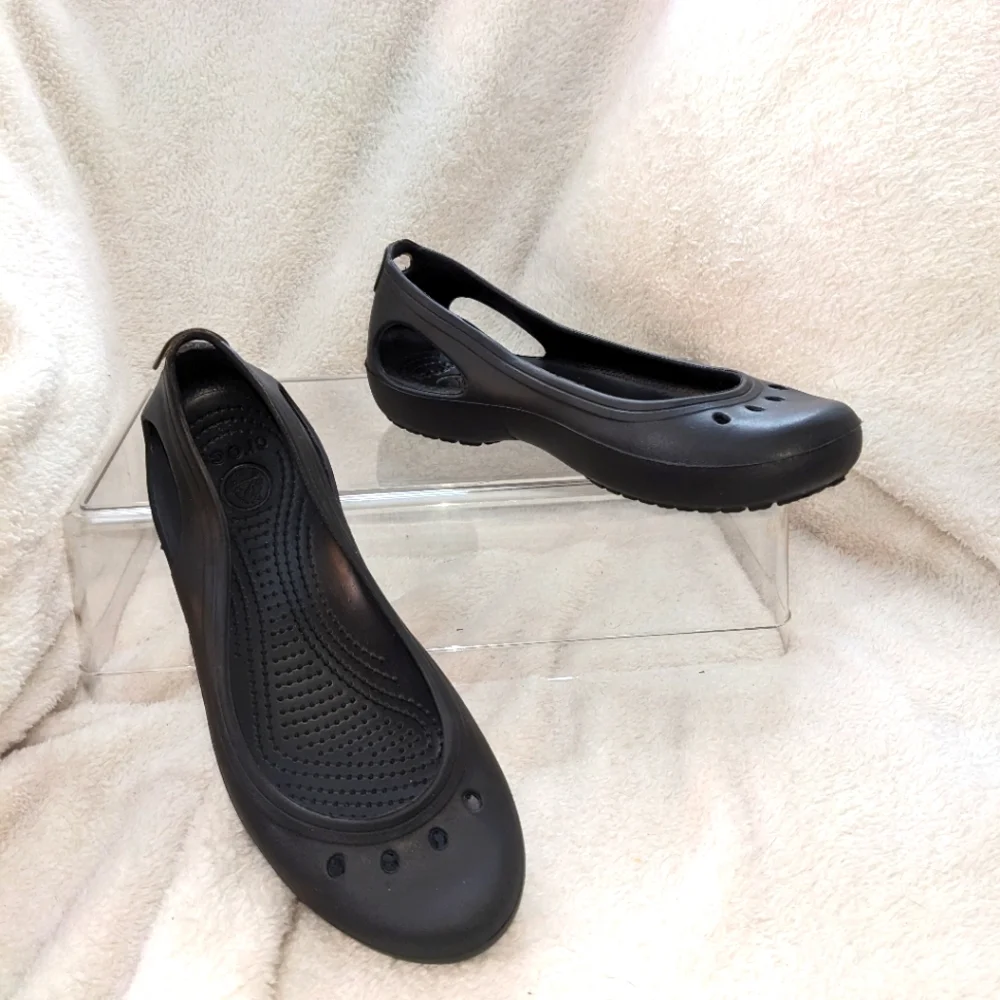 Women's CROCS | Kadee brown flats | size‎ 7